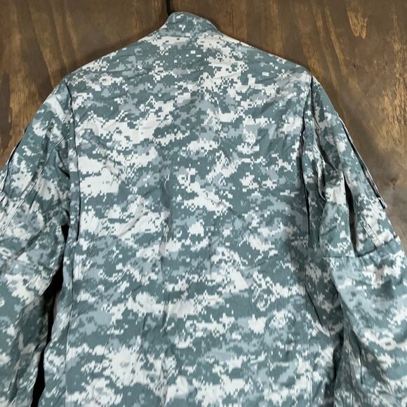 Military Army Combat Mens Coat Green Camouflage Uniform Digicam Medium Regular - Picture 11 of 13